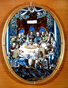 The Last Supper, 1557 (malt emalje)